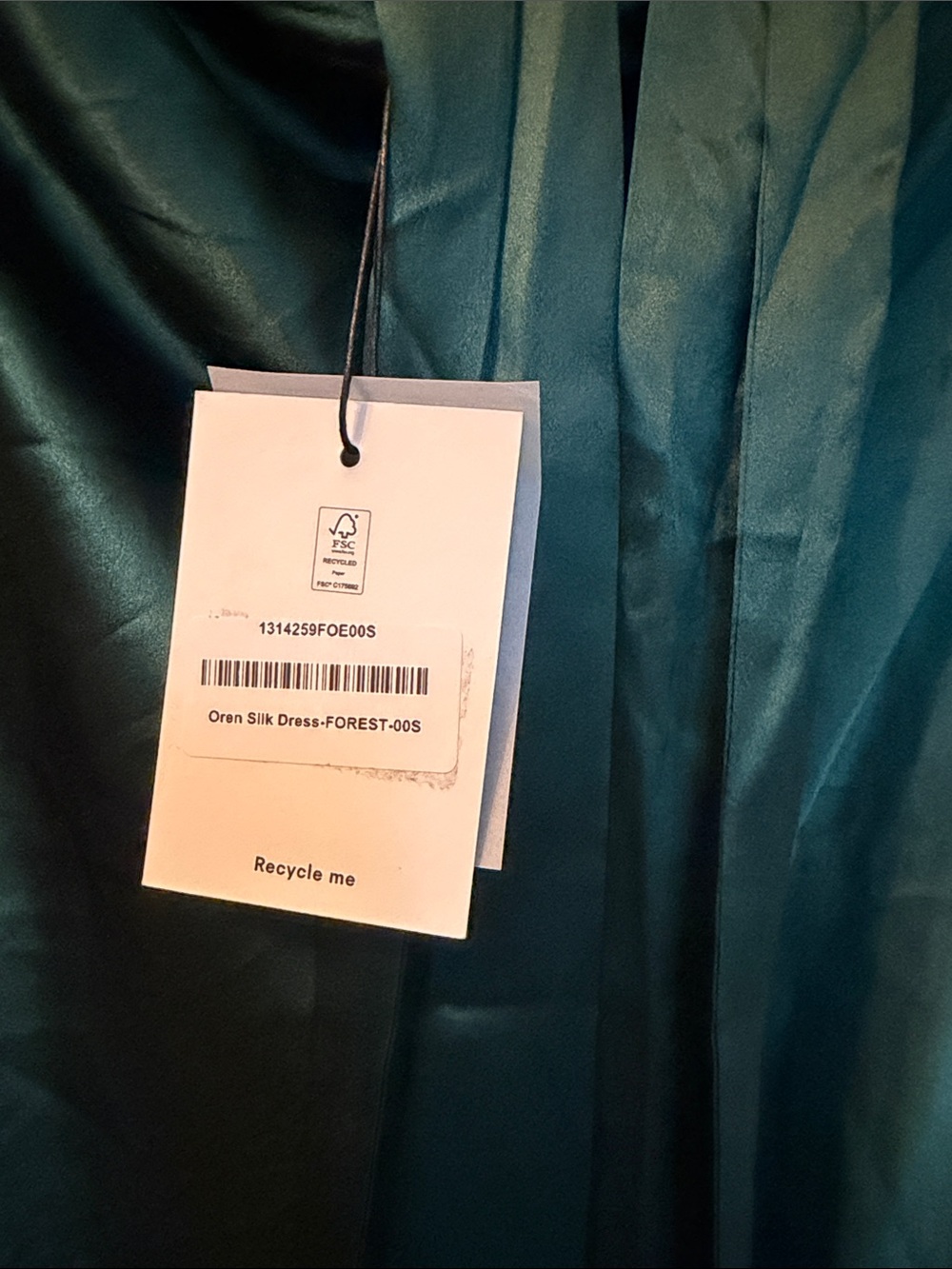 Reformation silk dress Oren - Picture 5 of 6
